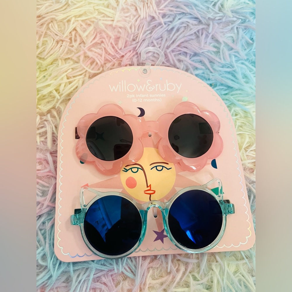 Baby Sunglasses Set - Pink and Blue